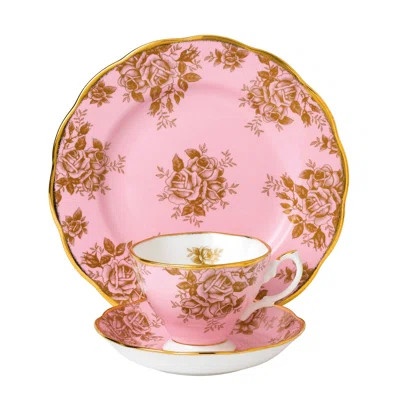 100 Years of Royal Albert 1960 3 Piece Bone China Teacup Set | Wayfair Professional