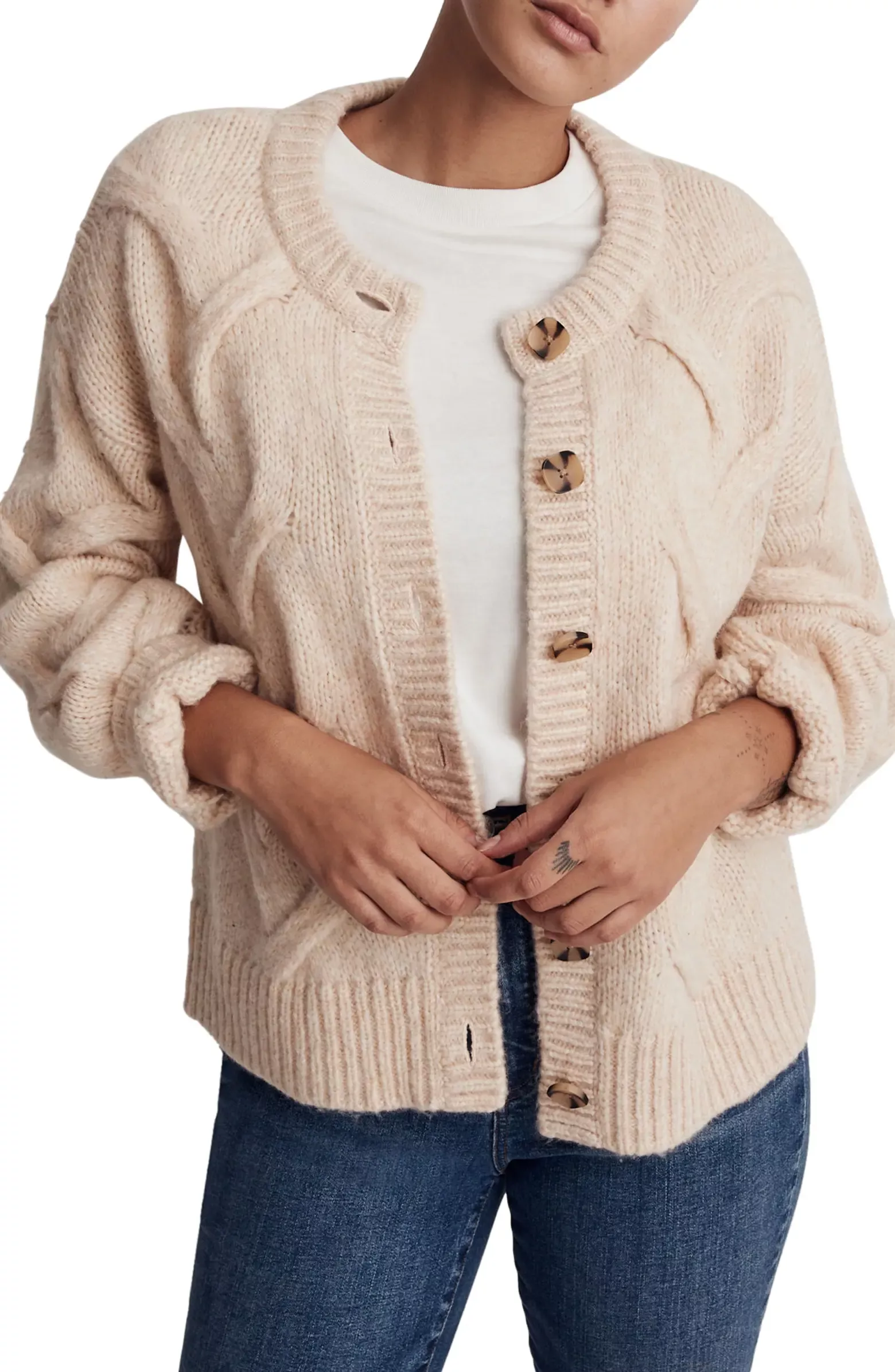 Hook Detail Cardigan - Ready-to-Wear 1AA4T2