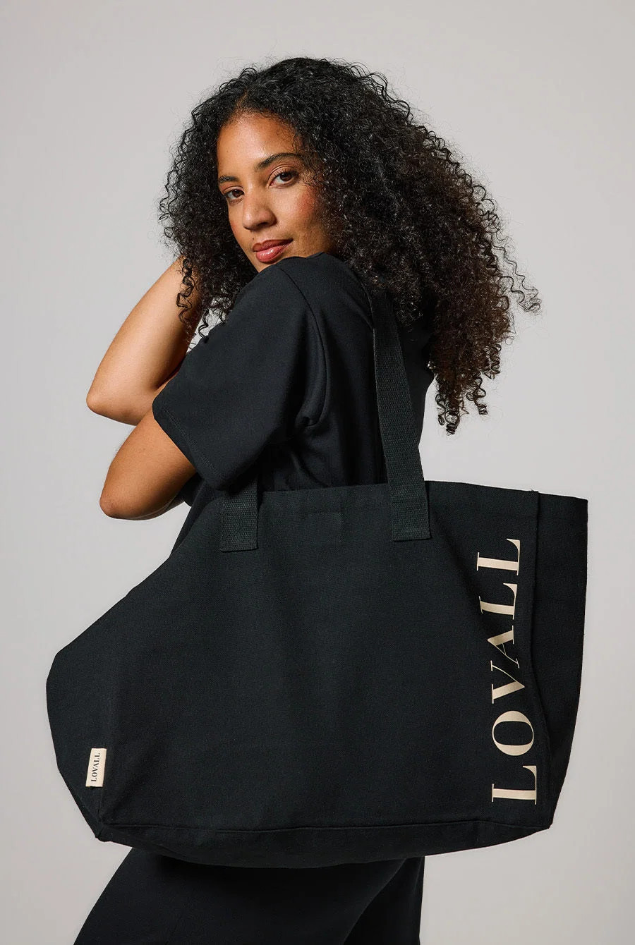 Lovall Recycled Tote Bag | Black | LOVALL