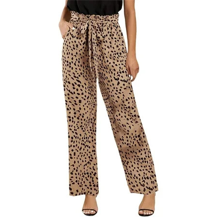 KmaiSchai Boho Pants Women Sports Fitness Running Casual Prints Pants Loose Big Hems Wide Leg Pants  | Walmart (US)