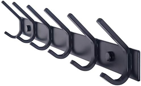 WEBI Coat Rack Wall Mounted,17-1/8 Inch Coat Hooks for Hanging Coats,Heavy Duty Metal Hook Rack Rail | Amazon (US)