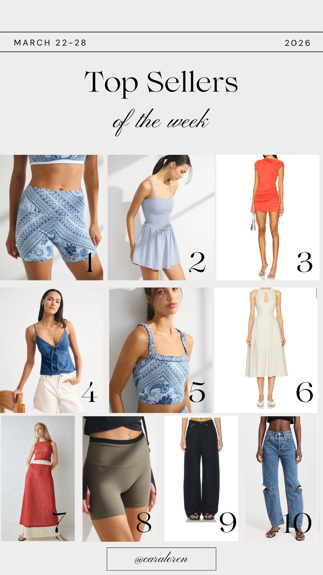 Last week’s best sellers

#LTKootd #LTKSaleAlert #LTKgrwm