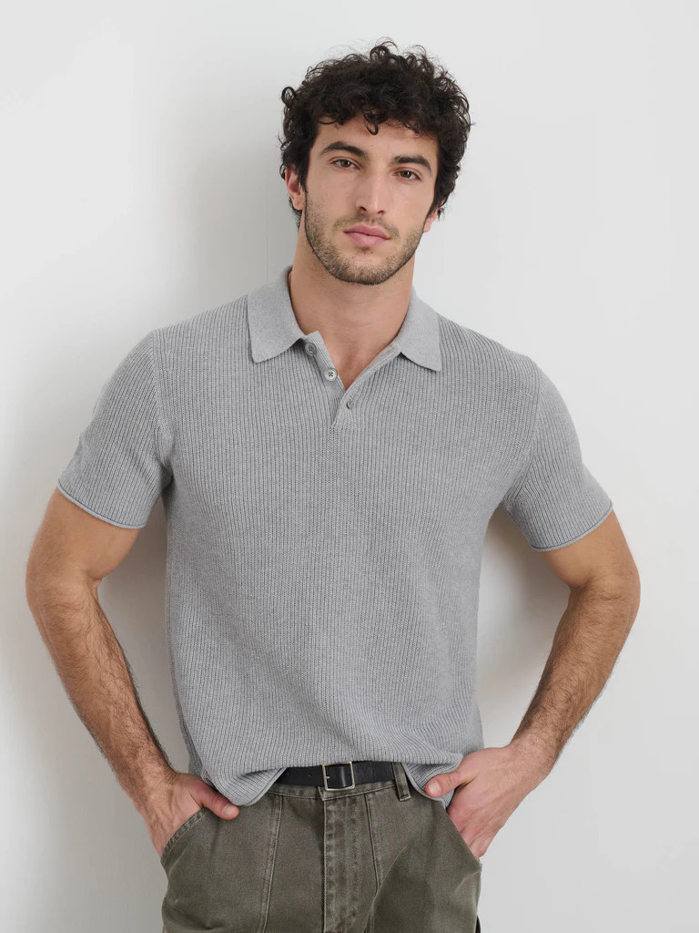 Eastwood Polo In Cotton Linen | Alex Mill
