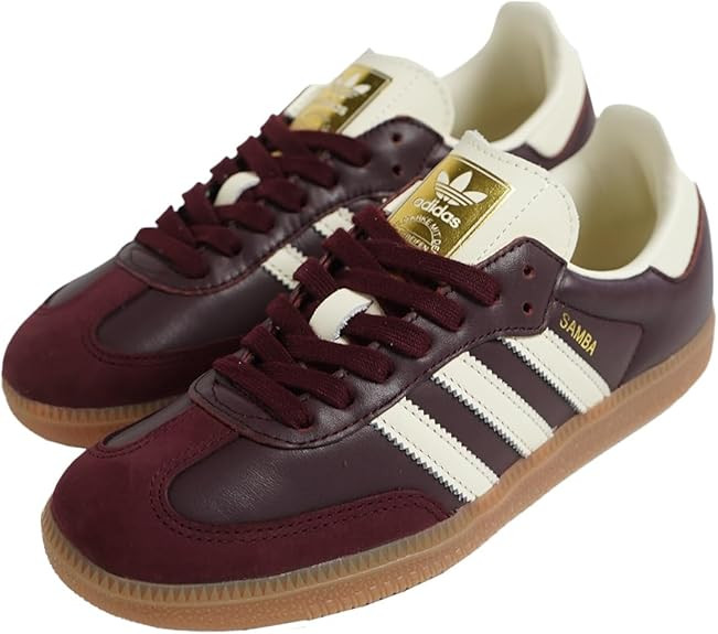adidas Samba OG Woman (Maroon/CreWht/Gold, 38) | Amazon (US)
