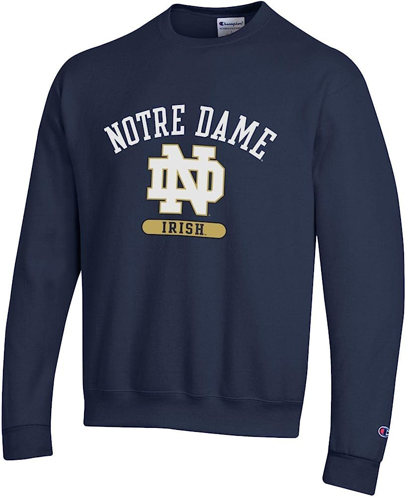 Notre Dame Fighting Irish Crew Neck Sweatshirt | Amazon (US)