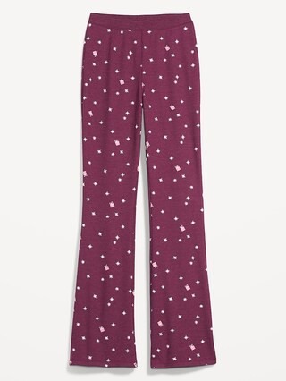 High-Waisted Thermal Flare Pajama Pants for Women | Old Navy (US)