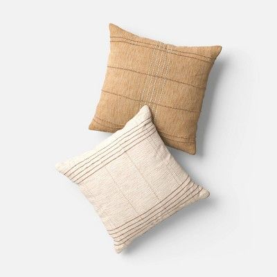 Oversized Linework Square Throw Pillow - Threshold™ | Target