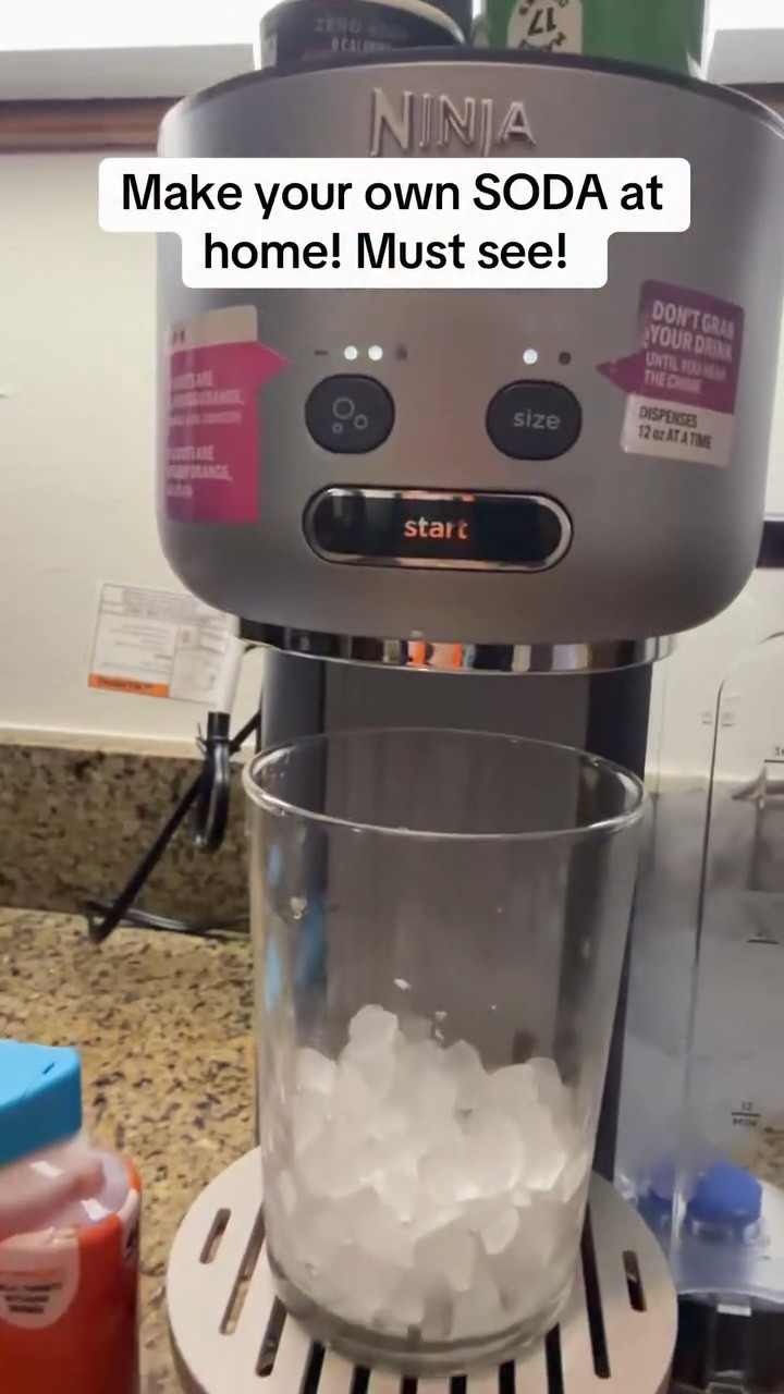 Absolutely crazy! The #NinjaThirsti is amazing! A soda machine at your house! #kahladeals @sharkninja