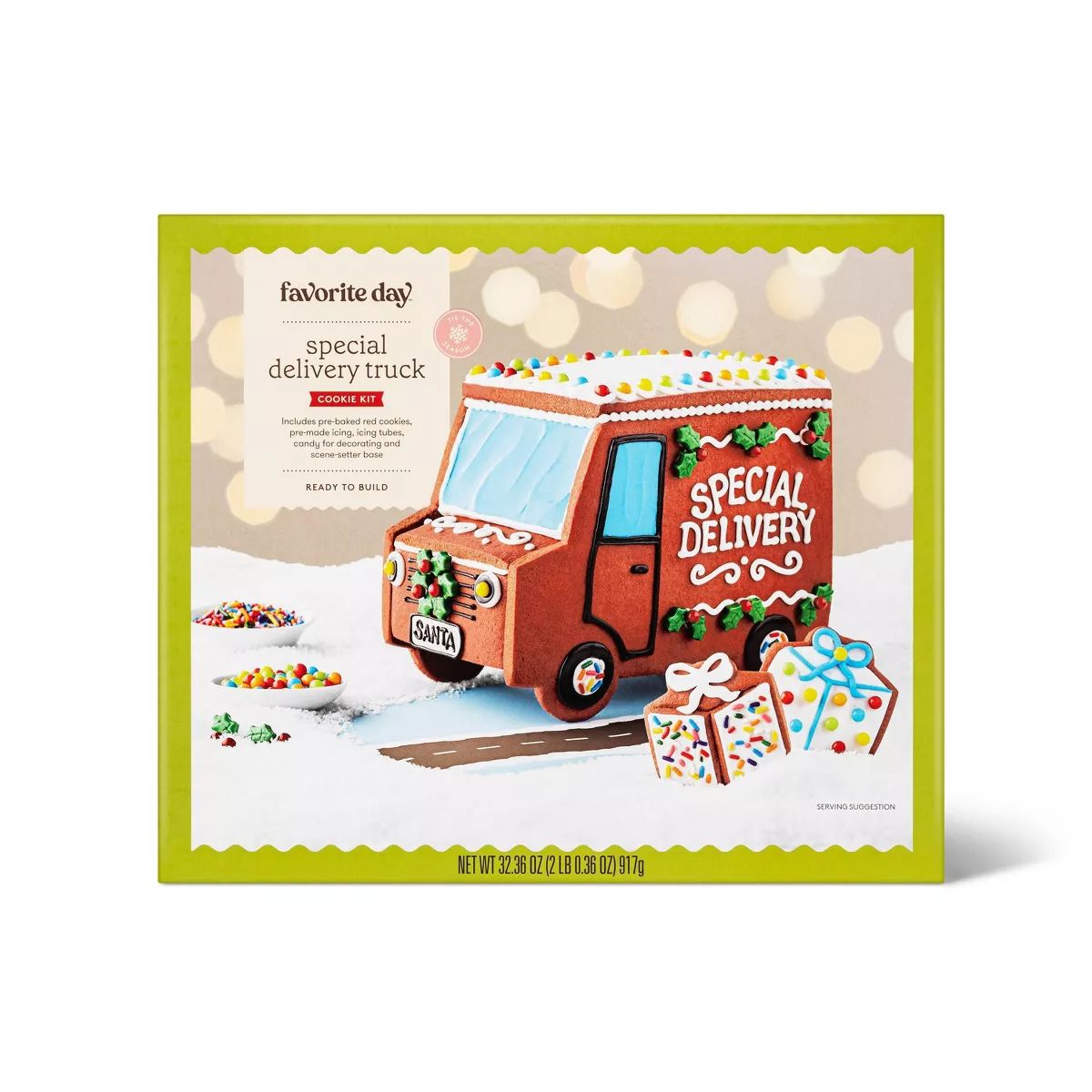 Holiday Special Delivery Truck Gingerbread Kit - 35oz - Favorite Day™ | Target