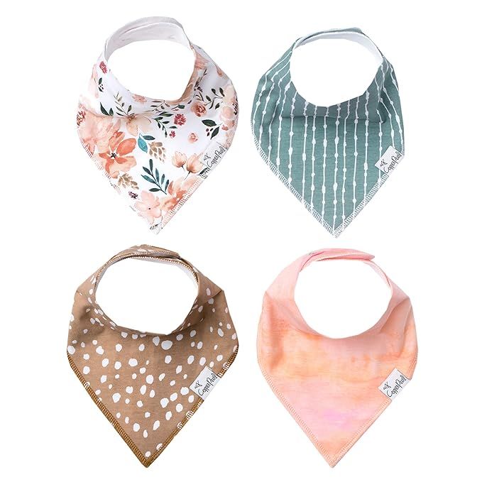 Baby Bandana Drool Bibs for Drooling and Teething 4 Pack Gift Set “Autumn” by Copper Pearl, S... | Amazon (US)