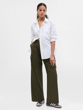 GapFit High Rise Ripstop Parachute Cargo Pants | Gap (US)