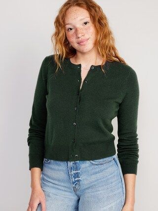 SoSoft Cropped Cardigan Sweater for Women | Old Navy (CA)