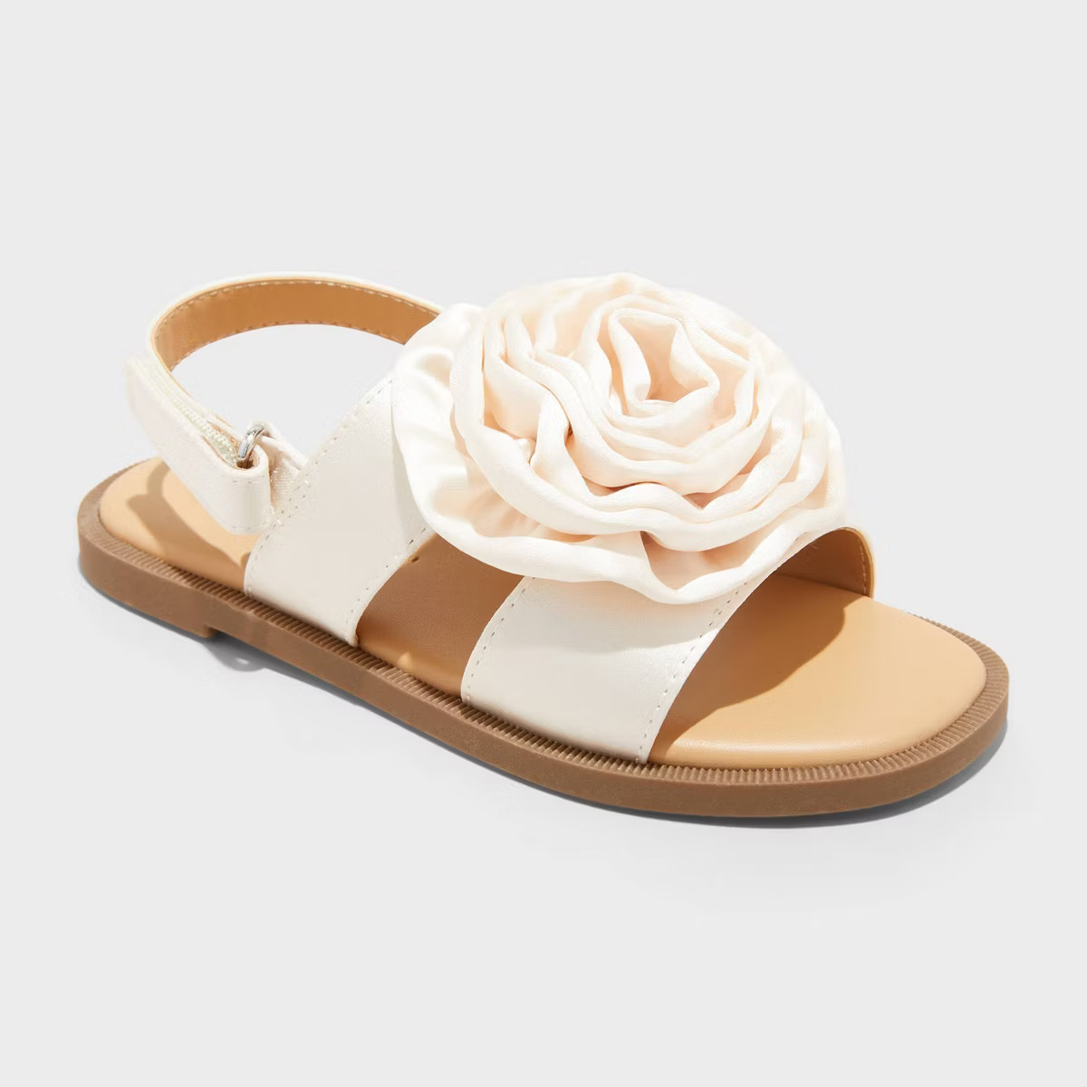 Toddler Nellie Rosette Sandals - Cat & Jack™ Ivory | Target