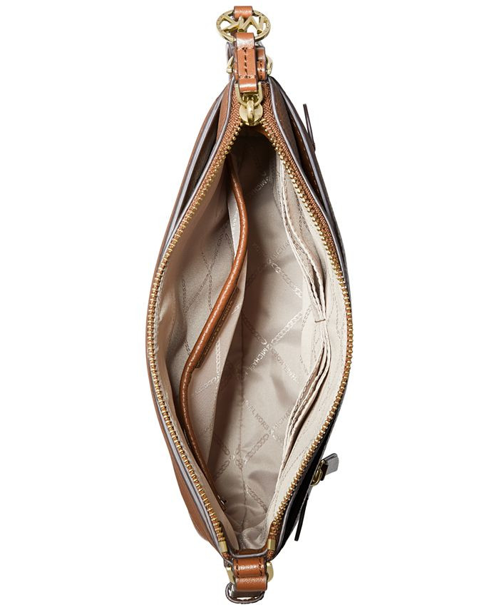 Jet Set Charm Leather Flat Crossbody | Macys (US)