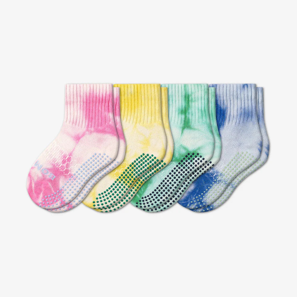 Toddler Tie Dye Gripper Calf Sock 4-Pack | Bombas