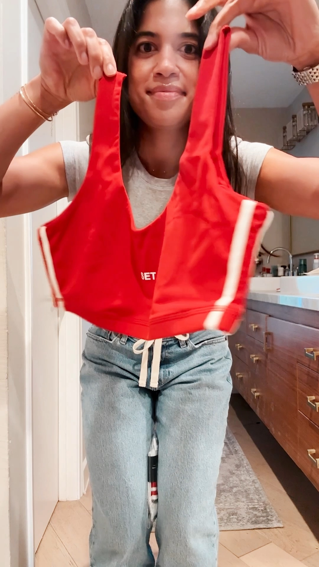 Set active new arrivals! Love this red ❤️❤️ 30% off sitewide for Black Friday and cyber Monday!  

#LTKActive #LTKCyberWeek #LTKSaleAlert