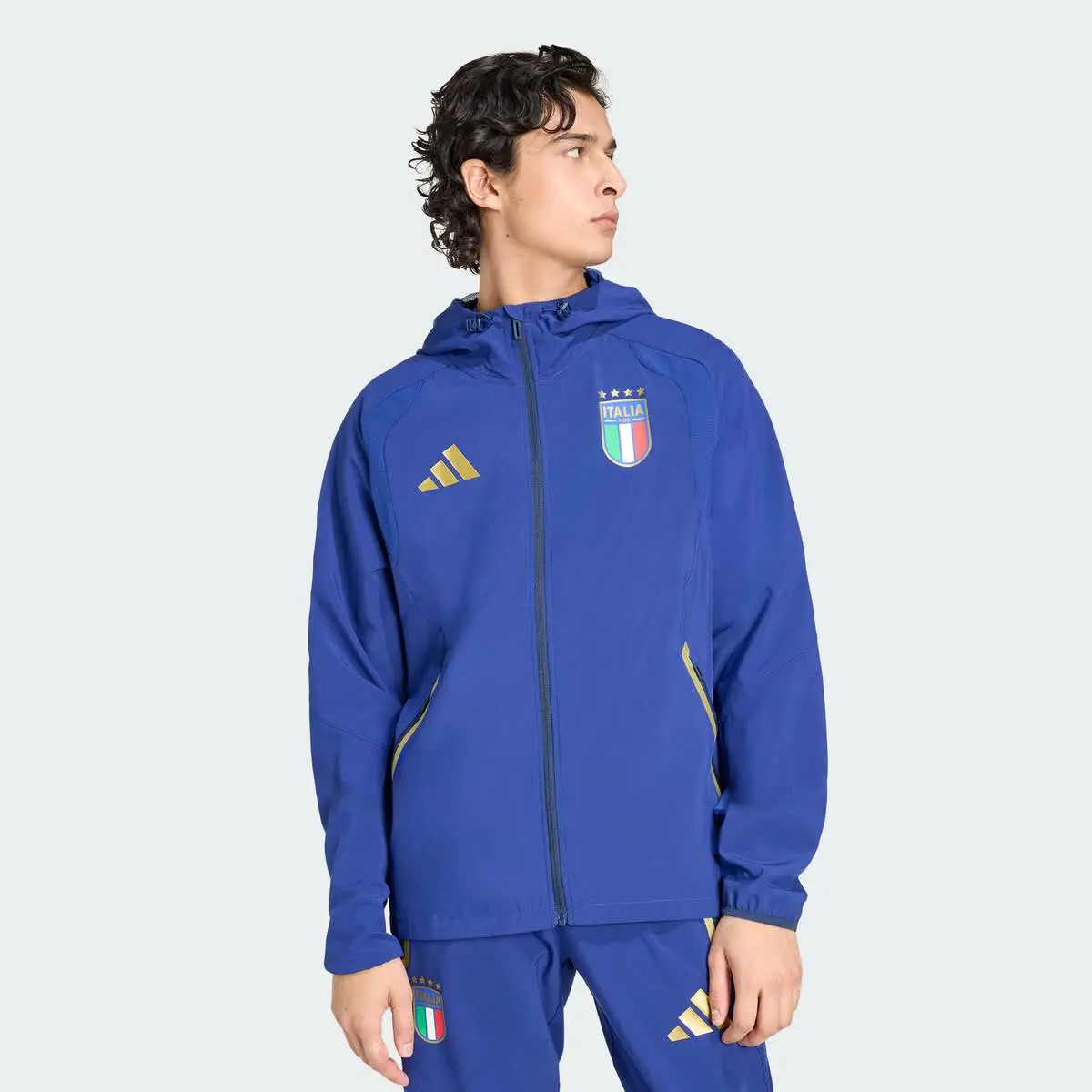 Men's adidas  Blue Italy National Team FIFA x World Cup 2026 Full-Zip Travel Windbreaker Jacket (... | Nordstrom