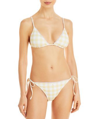 Brigette Printed Triangle Bikini Top & Brigette Printed Side Tie Bikini Bottom | Bloomingdale's (US)