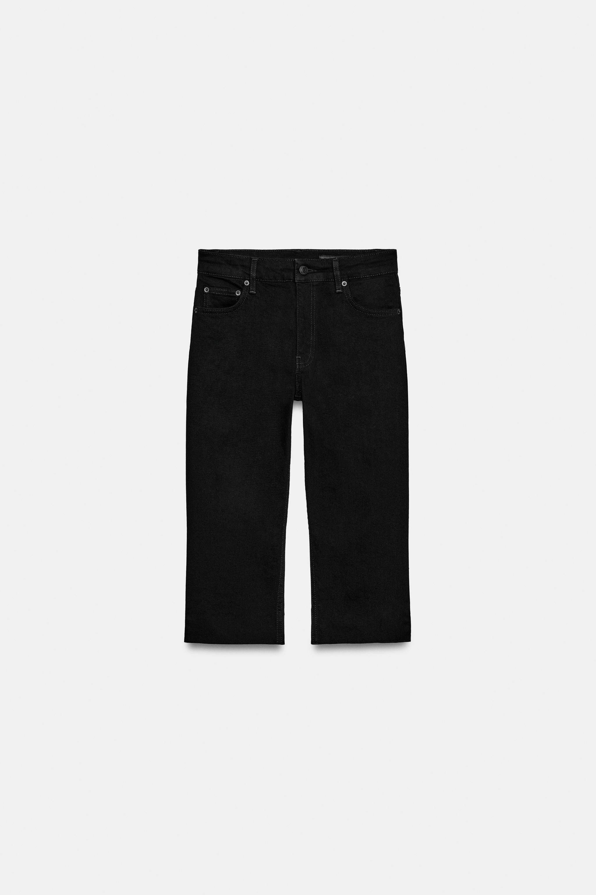 MID-WAIST - STRAIGHT-LEG - CAPRI LENGTHZARA WOMAN COLLECTIONMid-waist capris with belt loops. Fiv... | Zara UK