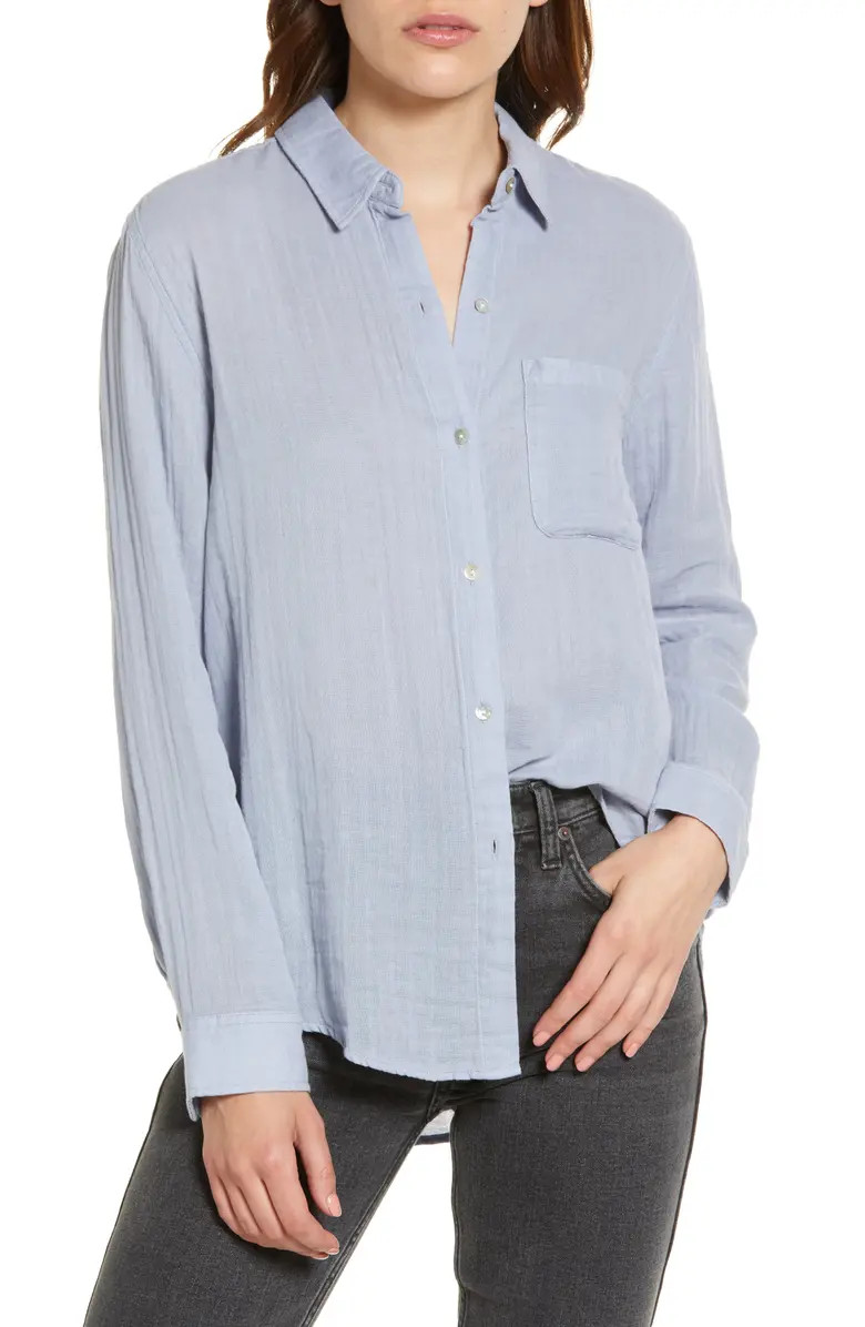 Ellis Organic Cotton Button-Up Shirt | Nordstrom