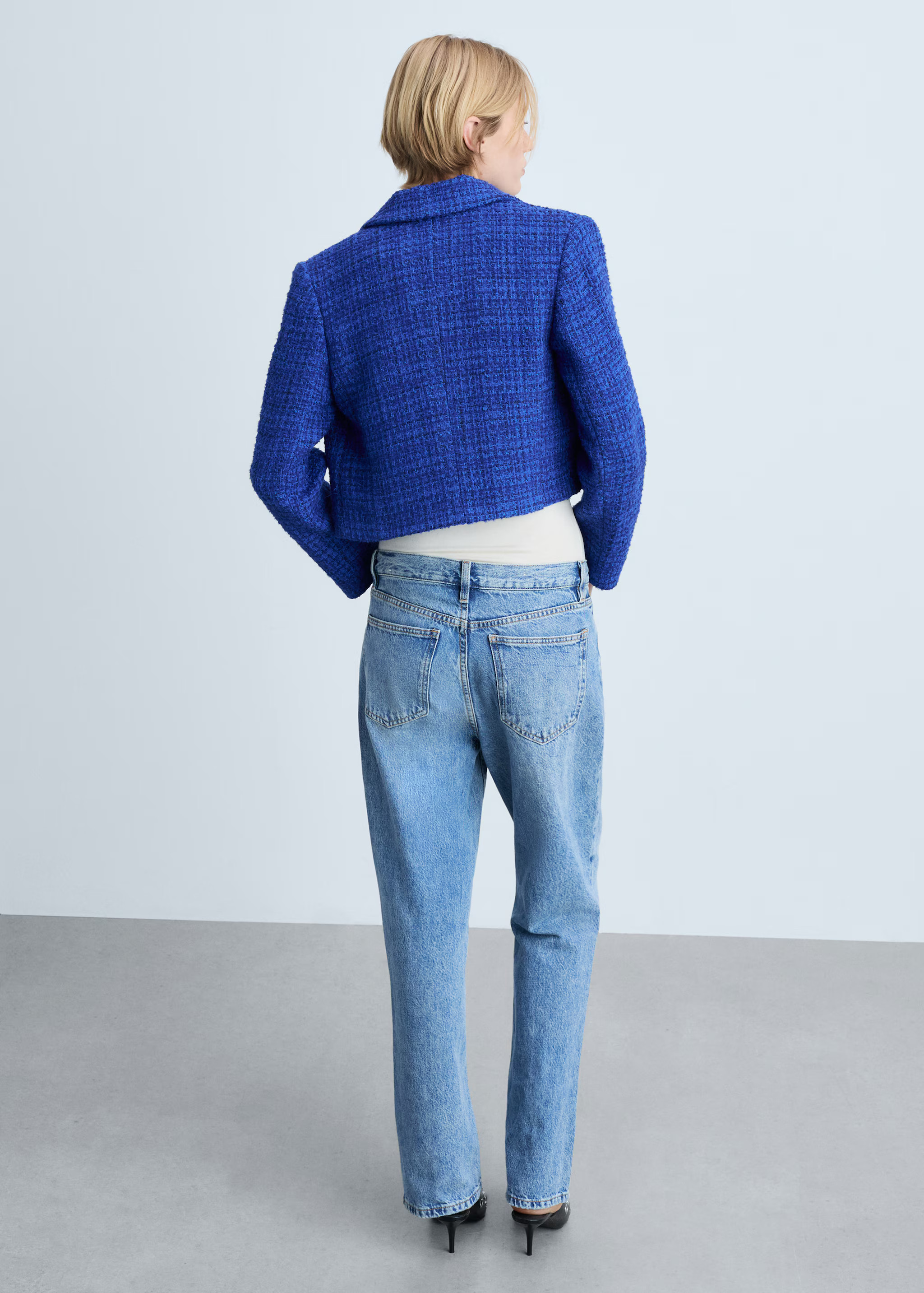 Tweed jacket with buttons - Women | MANGO USA | Mango (US/MX/AU)