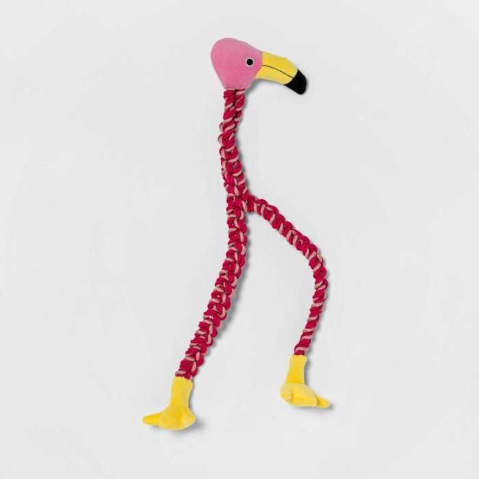Flamingo Rope Dog Toy - Pink - M - Sun Squad™ | Target