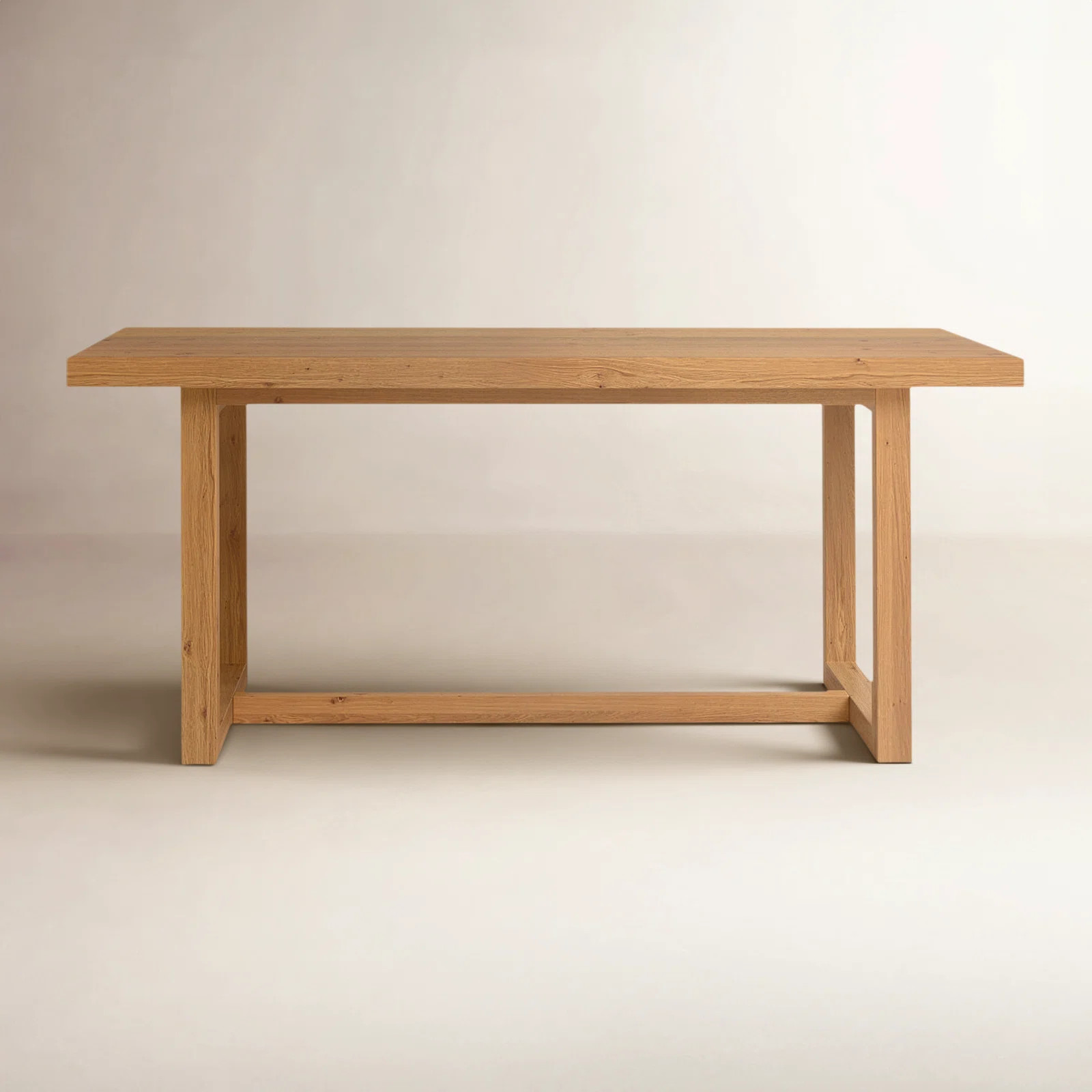 Modica 70'' Pine Solid Wood Sled Dining Table | Joss & Main