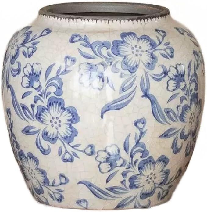 TZNNXZWX Coffee Table Vase Ceramic Ornament Decor Flower Arrangement Desktop Living Room Dining T... | Amazon (US)