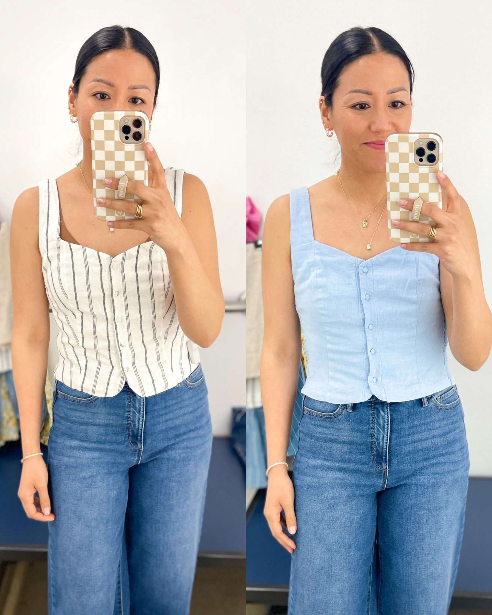 Wearing size small in both tops
Recommend sizing up
Size 4 jeans

Old Navy spring fashion
Linen tanks


#LTKSaleAlert #LTKFindsUnder50 #LTKSeasonal