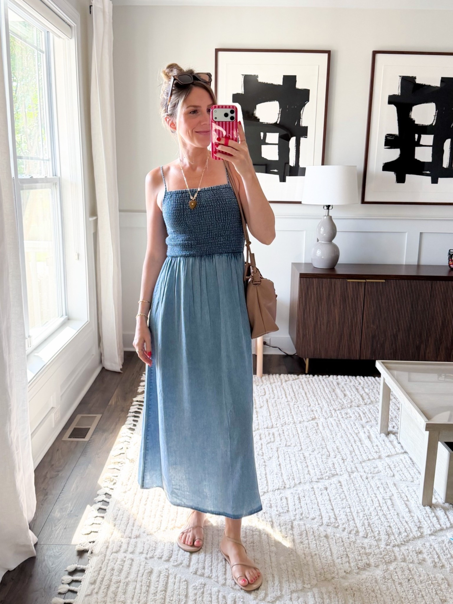 OOTD for nails, errands, and lunch with a friend! Dress is sold out from Z Supply, but linked a similar (much more affordable!) option

#LTKootd