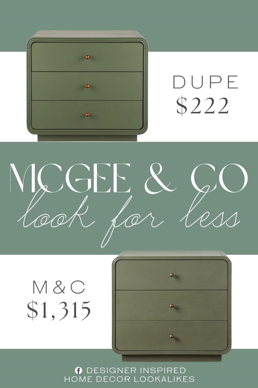 Inspired by McGee & Co Nightstand. Modern Bedside Table. Contemporary Nightstand. Bedside Storage Solution. 3-Drawer Nightstand. Wooden Bedside Table. Contemporary Modern Nightstand. Curved Edges Bedside Table. Minimalist Bedroom Storage. 

Home more affordable option find copy cat similar look for less budget friendly affordable cheap cheaper beautiful pretty. Clearance sale coupon code discount code promo code luxury lookalike look a like Inspo inspiration inspired by idea ideas Love like these? I share multiple every day in my FB group.
#mcgeeandcoinspired #nightstand #bedsidetable #bedroomstorage #woodfurniture #bedroominspo #storagesolution #furniturefinds  

 #LTKHome