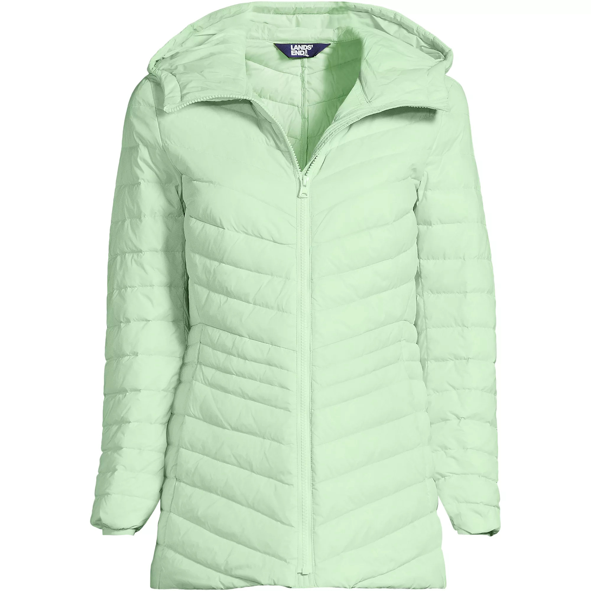 Tall Wanderweight Packable Down Long Jacket | Lands' End (US)