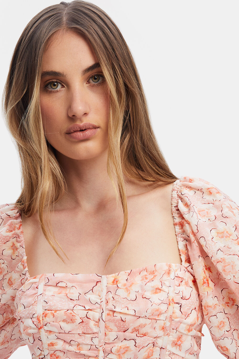 Kehlani Mini Dress in Cld Pnk Fl | Bardot (US)