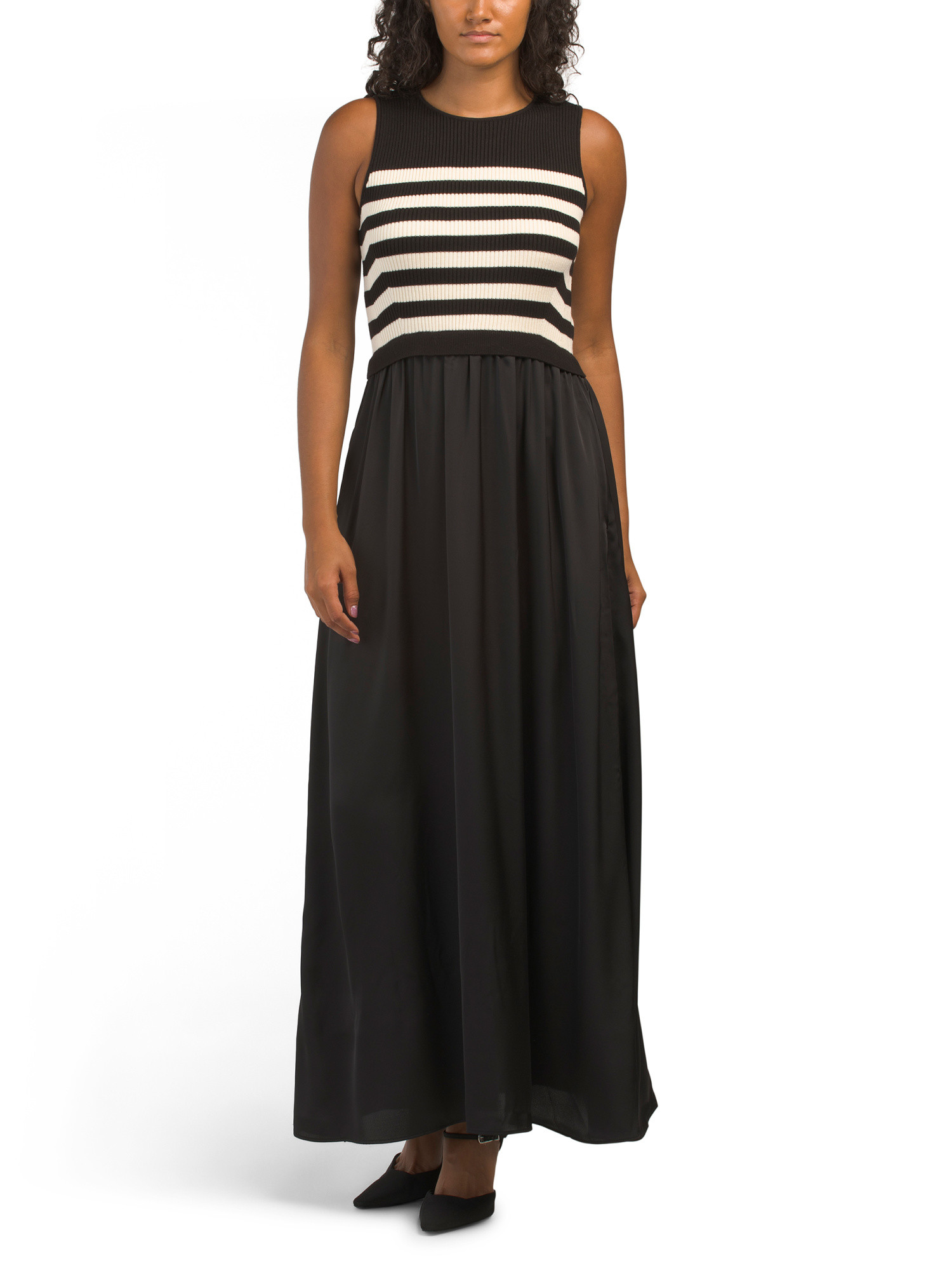 Striped Knit Top Maxi Dress | Marshalls