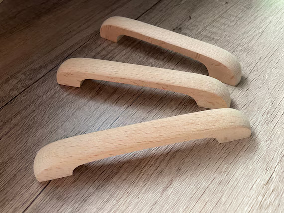 Wooden Drawer Cabinet Handle Knob IKEA Handle Knob Wood - Etsy | Etsy (US)