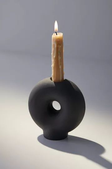 Tobi Circle Taper Candle Holder | Urban Outfitters (US and RoW)