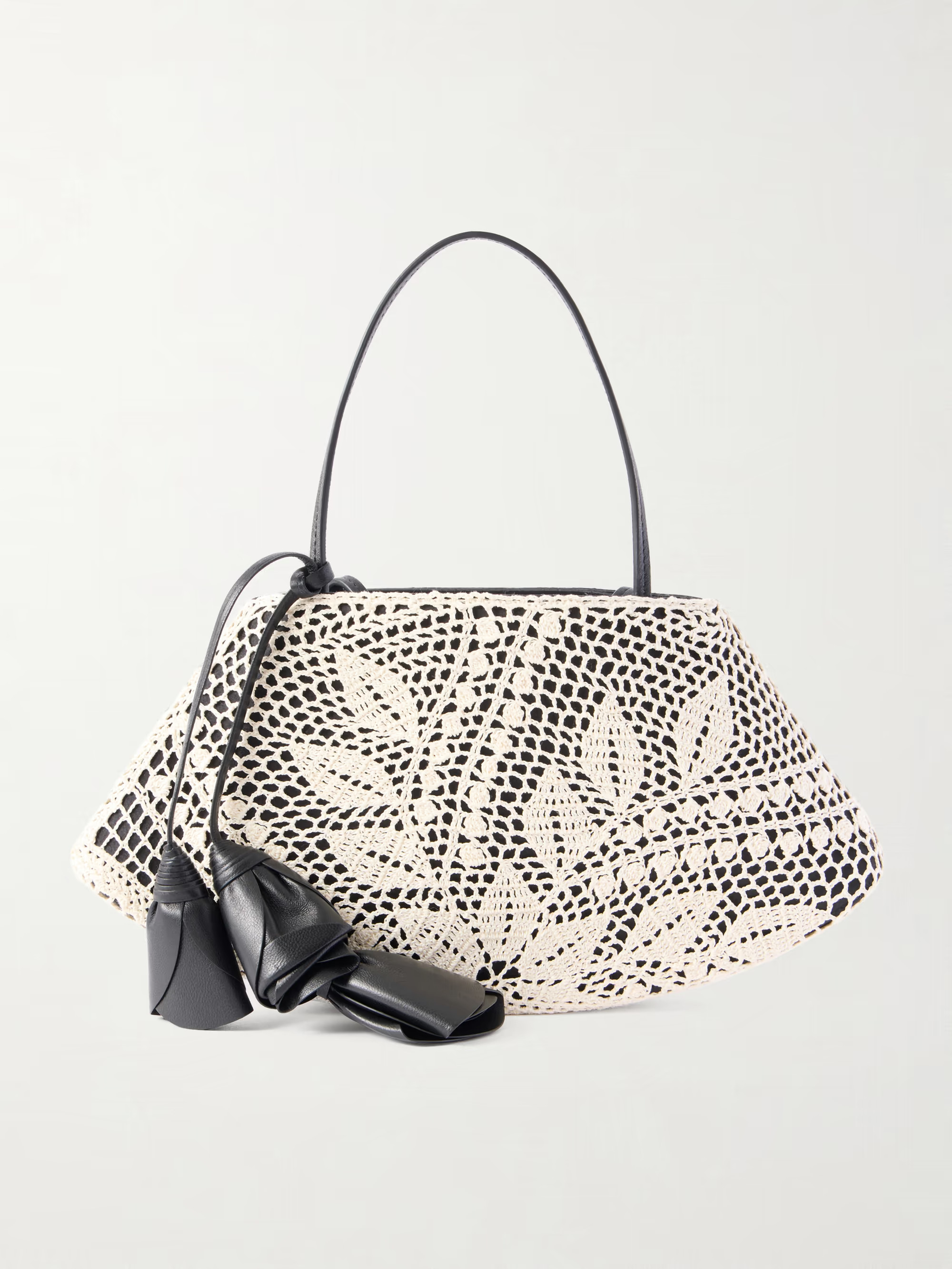 Maya leather and crochet bag | NET-A-PORTER (UK & EU)
