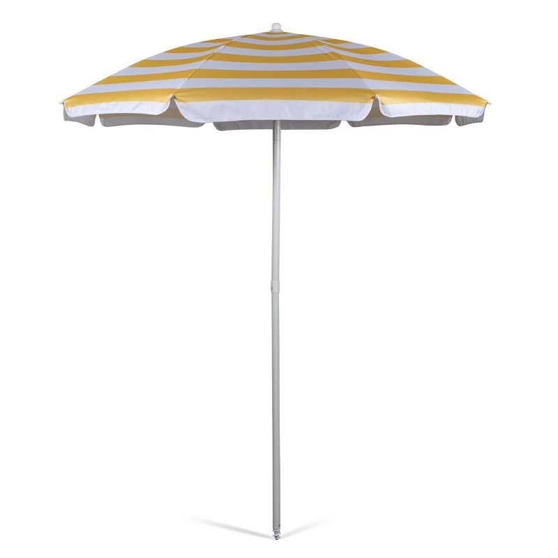 Oniva Portable Beach Stick Umbrella Cabana Stripe - Yellow | Target
