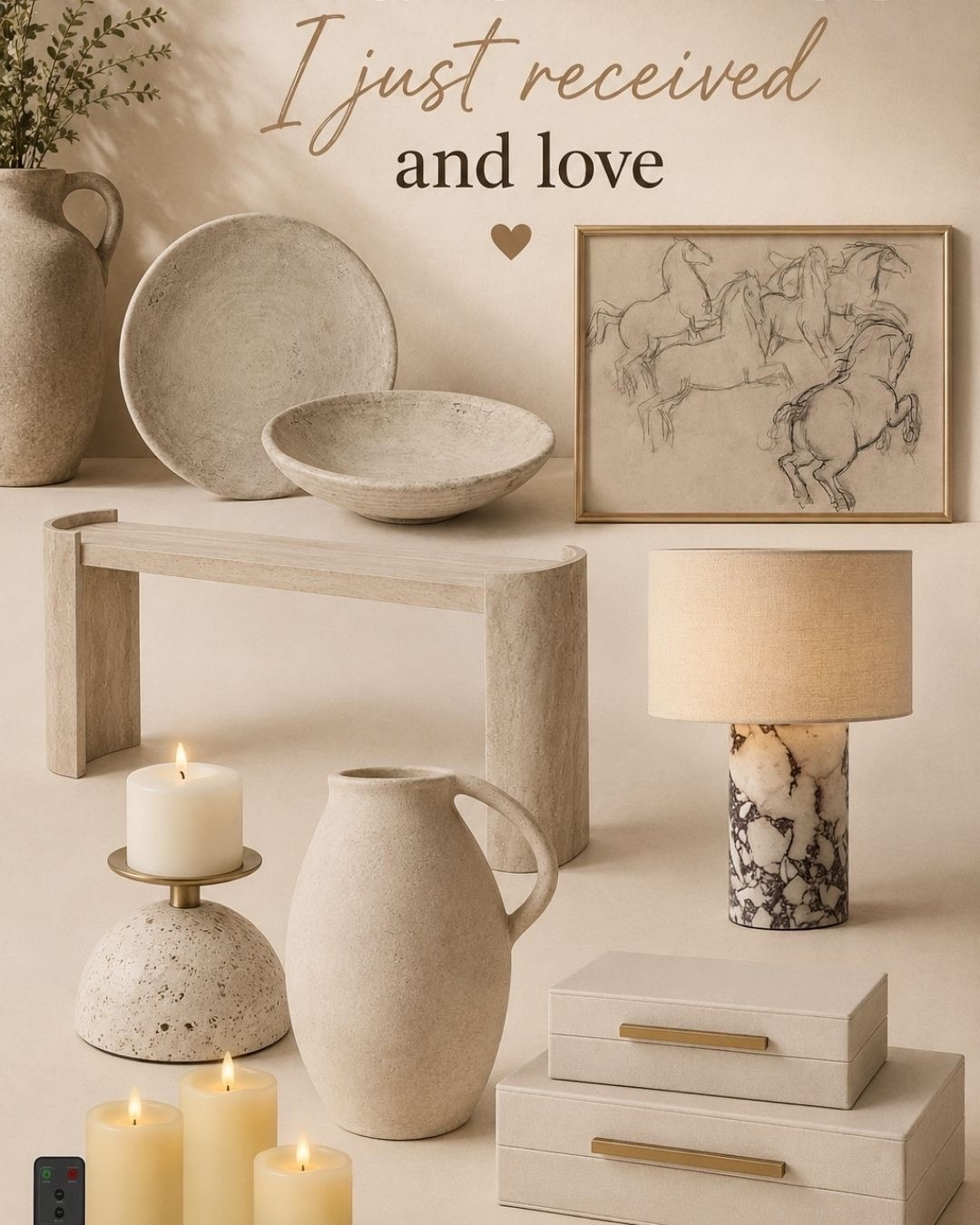 A collection of Amazon finds that I just received and absolutely love! 

Modern neutral home decor 
Modern home decor 
Amazon decor 
Affordable home decor 

Summerthompsonstyles ￼

#LTKSaleAlert #LTKHome #LTKselfcare
