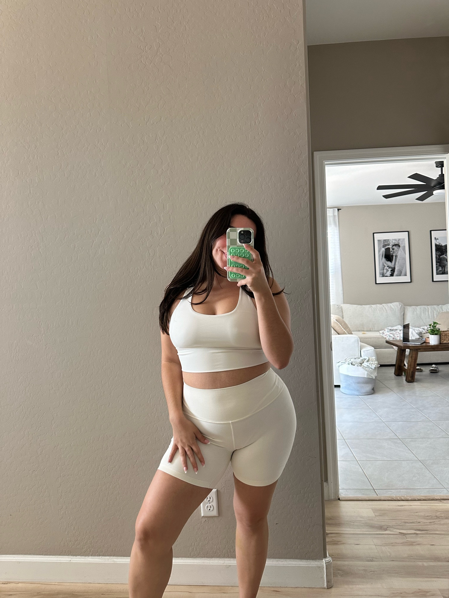 The perfect bridal white workout set!

#LTKStyleTip #LTKFitness #LTKFindsUnder50