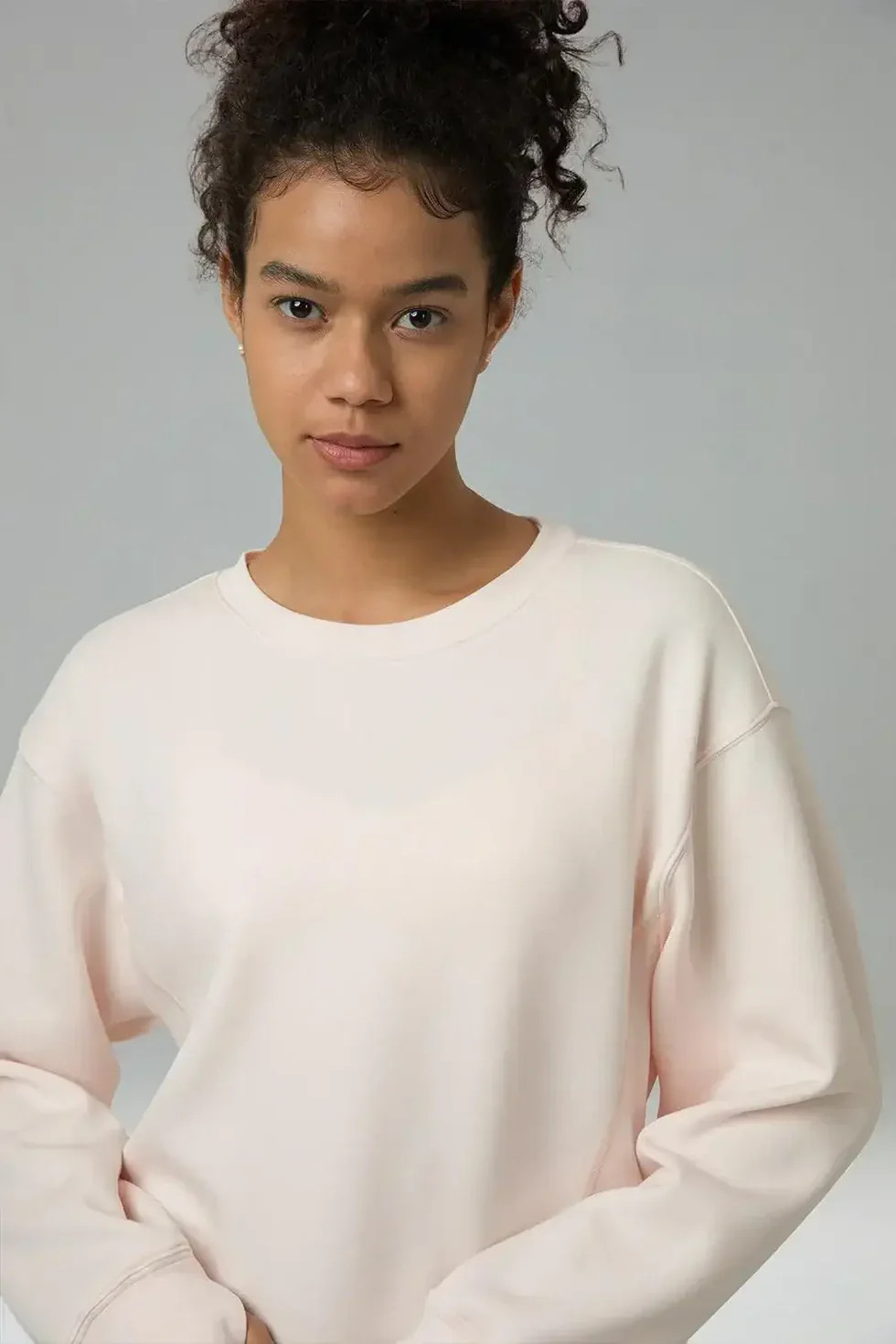 Long Sleeve Crewneck Modal Sports Top | Colorfulkoala