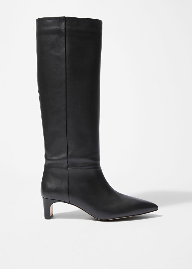 Pointed-Toe Knee-High Boots | & Other Stories UK