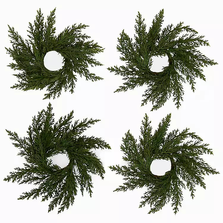 Juniper Napkin Rings, Set of 4 | Kirklands