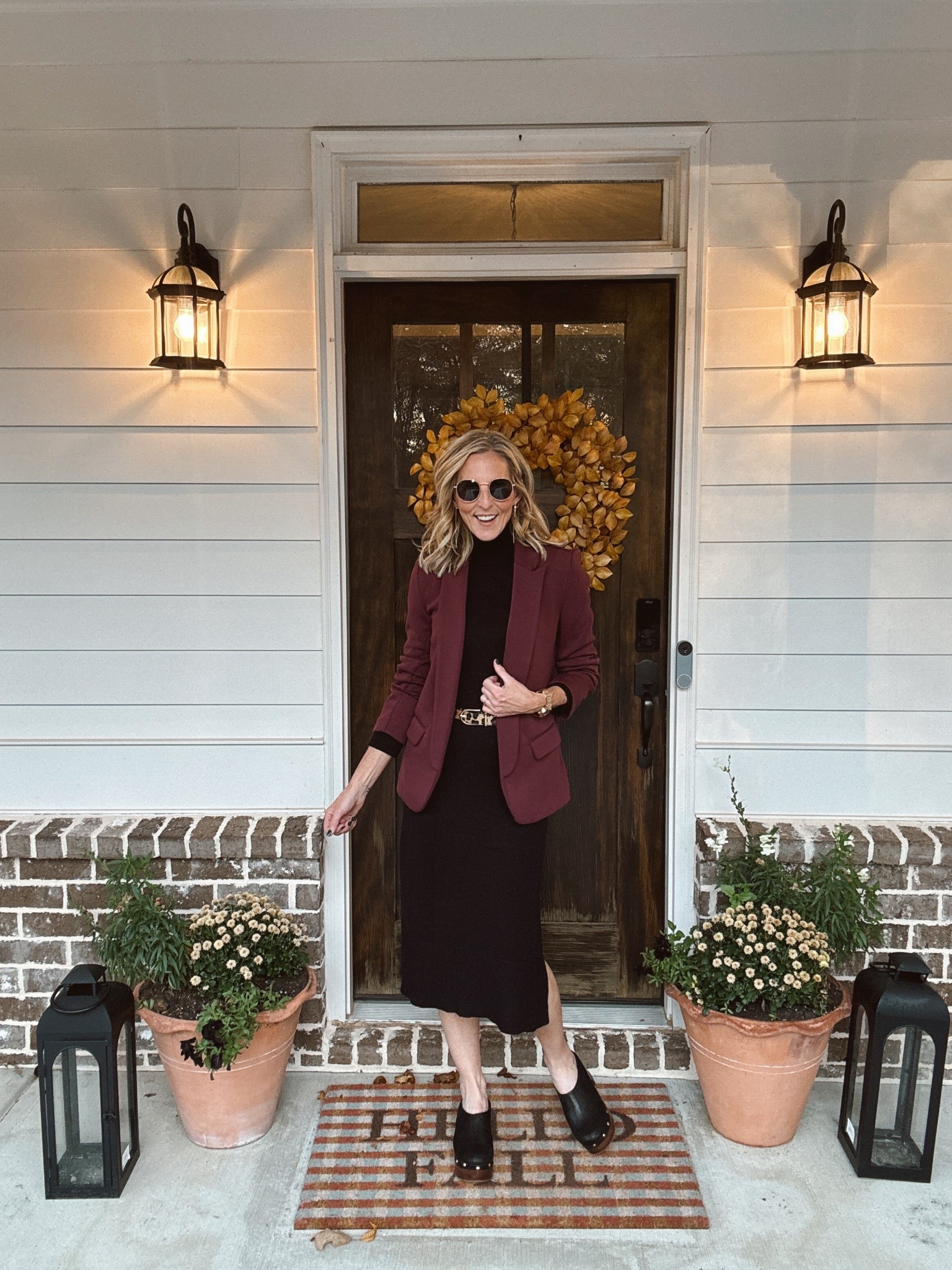 I’m partnering with Walmart to share outfits that work as hard as you do — because between errands, work, college-mom life, and all the things, we deserve pieces that actually show up for us. Comment WALMART and I’ll send the links straight to you.
-
These Walmart scuba-knit blazers are truly some of my favorites this season. They’re all under $25, they layer beautifully over pieces we already have in our closets, and they instantly pull an outfit together without feeling stiff or fussy. And if you’re looking for a little “smart splurge,” this gray coat-blazer from Free Assembly is worth every bit of its $40 price tag — warm, structured, and the perfect partner to your favorite denim.

From plaid to stripes to leopard to a classic black knit dress… every single one of these looks is from Walmart and linked up for you in my LTK.

Sizing 
Dresses - xs
Jeans - size zero 
Blazers - scuba knit - small 
Gray blazer - XS 
.
.
.

Affordable blazers for fall, Walmart workwear, blazer outfit ideas for women over 40, teacher outfit ideas, fall layering essentials, budget-friendly fall fashion, Walmart Free Assembly favorites, everyday outfits for busy moms, versatile fall wardrobe staples, easy fall outfits.
