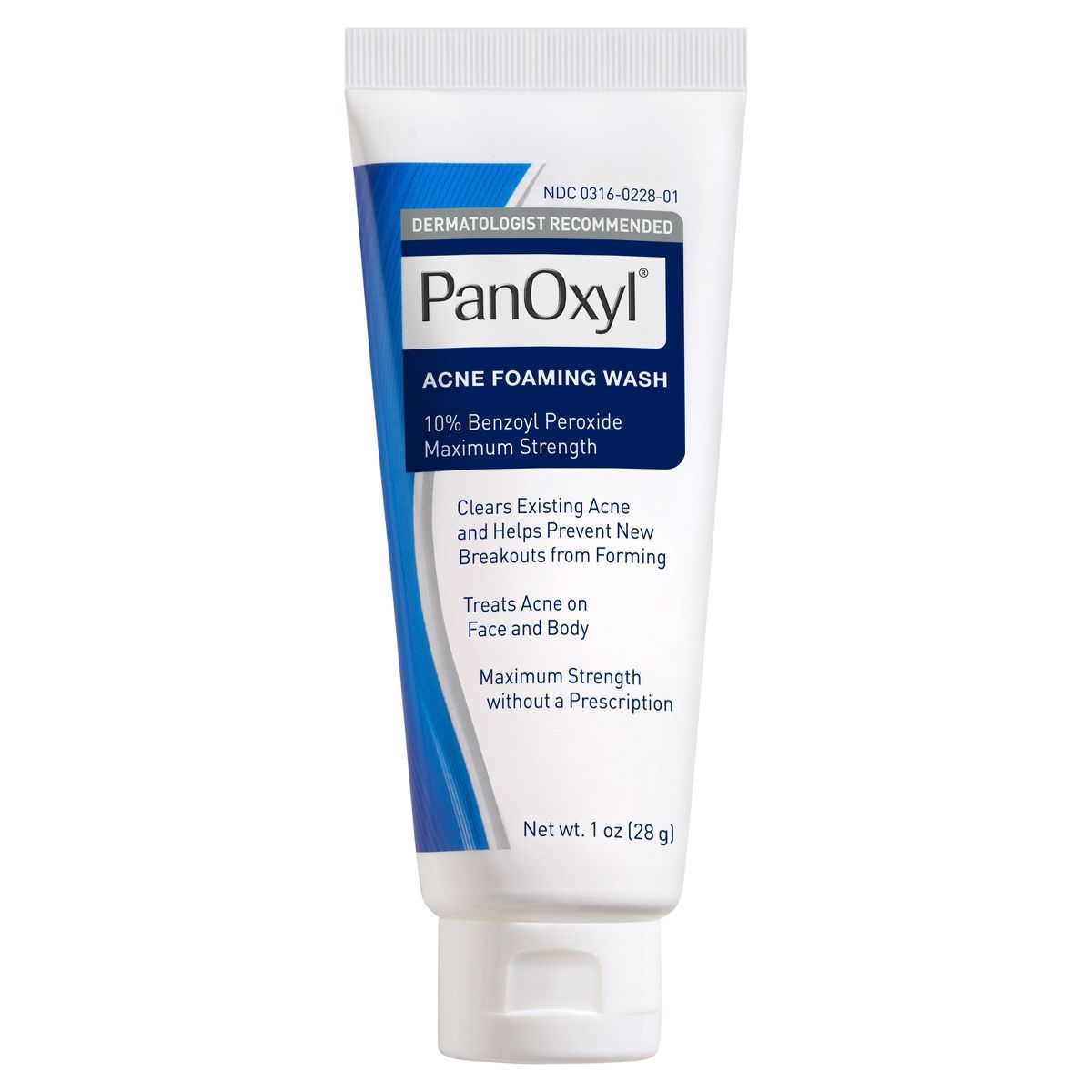 PanOxyl 10% Benzoyl Peroxide Acne Foaming Wash - 1oz | Target