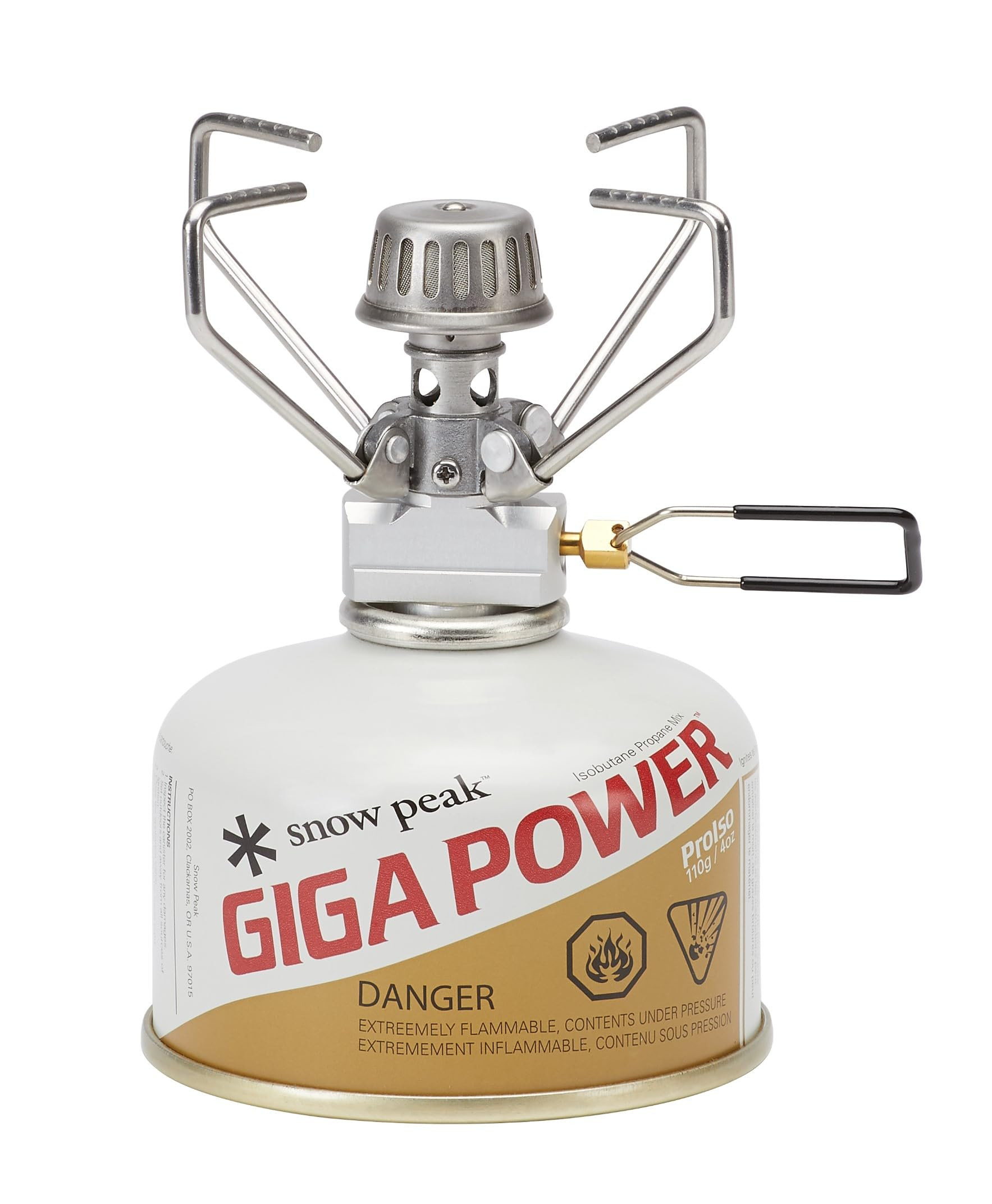 Snow Peak GigaPower Stove, Backpacking, Camping, Lightweight, Manual Ignition | Amazon (US)
