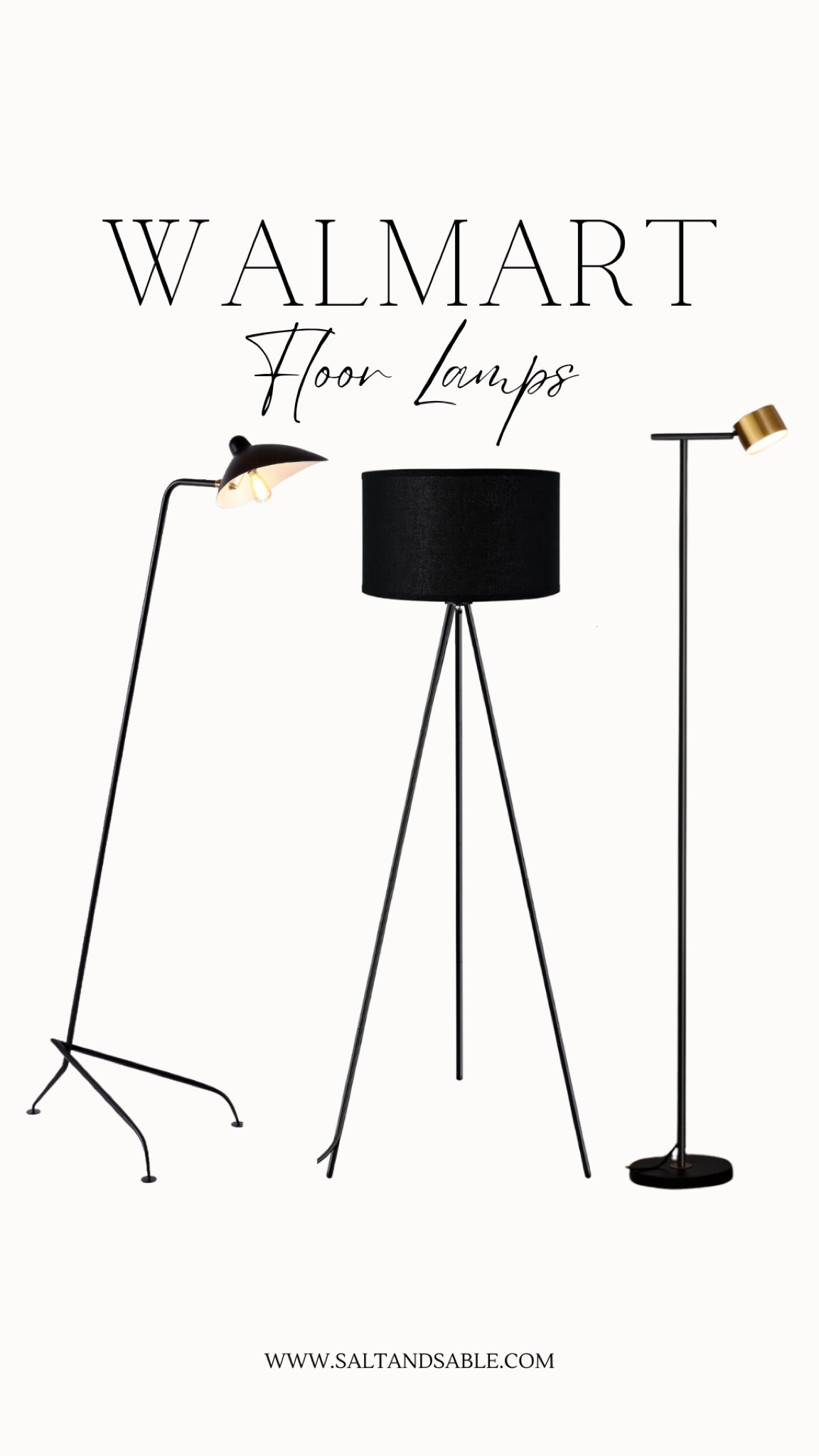 Affordable, minimalist lighting options from Walmart. These floor lamps are perfect for adding a soft light ambience to any corner in your living room or in designated reading area 💡📚

Light fixtures 
Walmart home 
Home finds 
Daily deals 
Minimalist home 
Minimalist living room 
Living room ideas
Living room inspo 
Living room furniture 
Living room lighting 
Black floor lamp 
Modern lighting 
Modern home design 
Living room accents 
Minimalist home aesthetic 

#LTKStyleTip #LTKHome