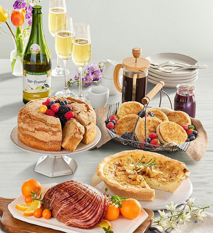 Deluxe Ham Brunch Banquet with Sparkling Cider | Wolferman's