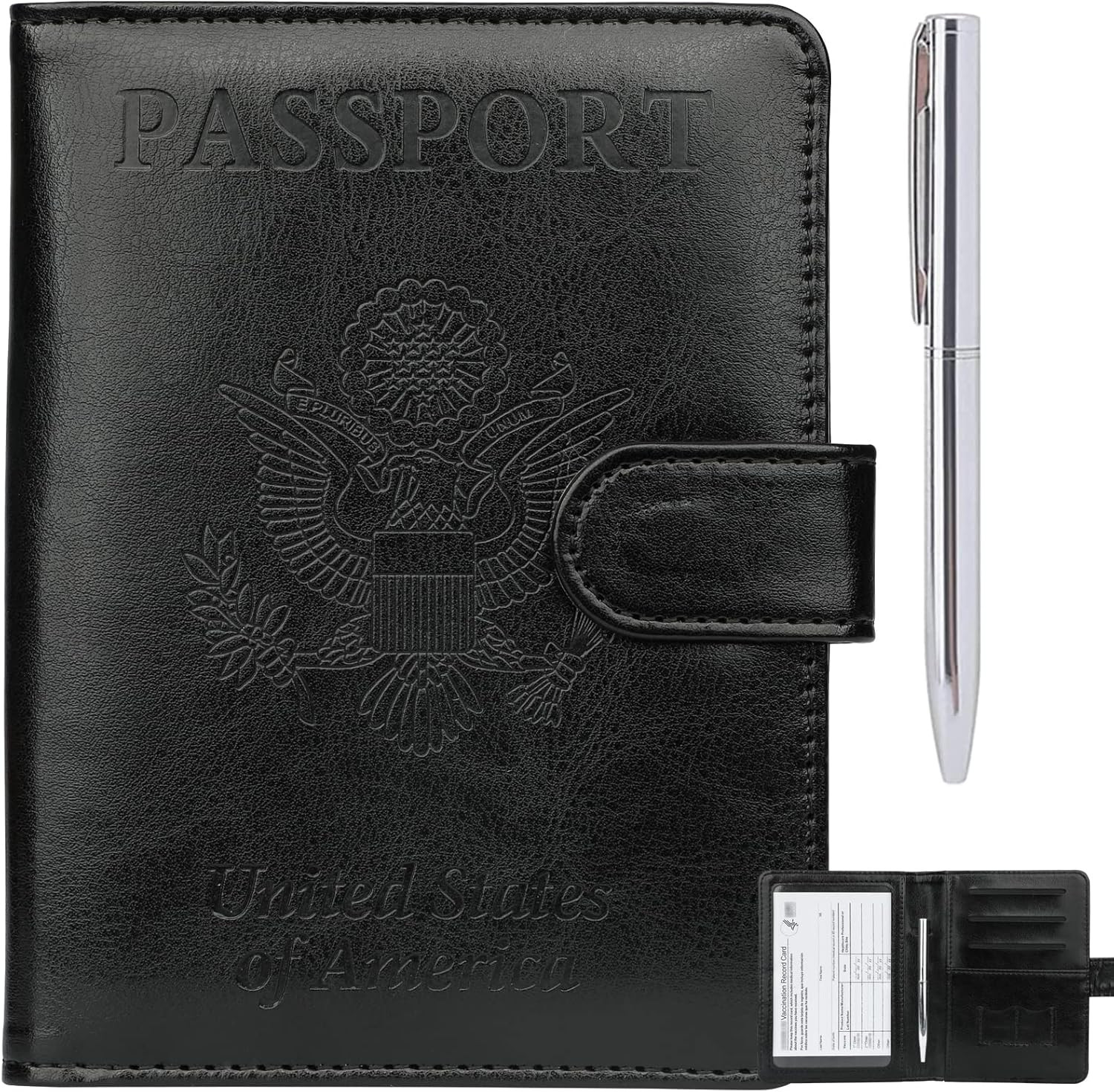 GDTK Leather Passport Holder Cover Case RFID Blocking Travel Wallet | Amazon (US)