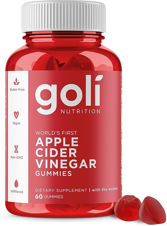 Apple Cider Vinegar Gummy Vitamins by Goli Nutrition - Immunity & Detox - (1 Pack, 60 Count, with... | Amazon (US)